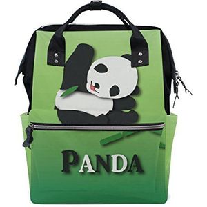 Mummy Tas Luier Tassen Grotere Capaciteit Baby luierzak Leuke Panda Muti-Functie Reizen Rugzak