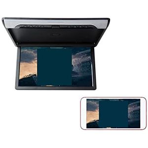 Draagbare dvd-speler voor videospelers op hoofdsteunen in auto's HD 1920*1080 P 19 Inch Auto Dak Mount Monitor Auto Video Player Plafond Monitor Flip Down Dak met USB/TF/HDMI/Fm-zender met HD-roterend