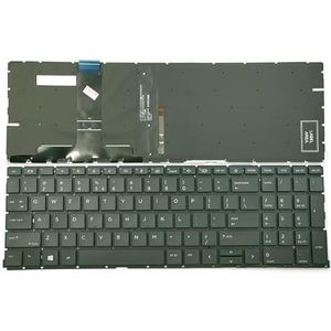 Voor HP ZBook Power G7 G8 Mobiel Werkstation Laptop Toetsenbord US Zwart Met Achtergrondverlichting