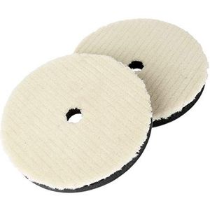 Polijstwielen， 2 stuks 2/3/4/5/6/7 inch wollen polijstpad for autopolijstmachine, waxen, polijsten, slijpen en polijstschijf(7 inch 2Pcs)