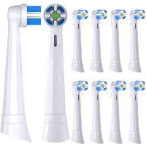 Compatibel met Oral-B iO 3/4/5/6/7/8/9/10 serie Ultimate Clean, elektrische tandenborstel, reserve borstelkoppen, voor Oral-B iO elektrische tandenborstel, 10 stuks (wit)