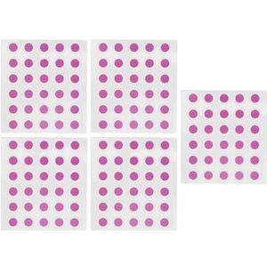 150 stuks zonnebrandcrème stickers veilige detectie ronde vorm zonnebrandcrème herinnering voor kinderen vanaf 3 jaar voor sport (paars)