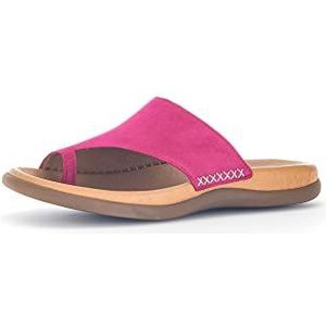 Gabor Lanzarote Womens Toe Post Sandals 39 Pink Suede