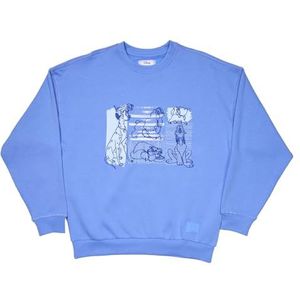 Loungefly Disney Honden & Katten Oversized Sweatshirt met Ronde Hals Klein
