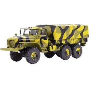 Diecast Schaal 1:43 Voor URAL-4320-31 Russische Camouflage Off-Road Militaire Vrachtwagen Legering Statisch Model Miniatuur auto