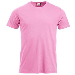 CliQue Nieuw klassiek T-shirt voor heren, Roze (Helder Roze), XL