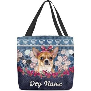 177 Hobo Schoudertas Gepersonaliseerde Chihuahua Hond Strandtas Casual Schoudertas Gepersonaliseerde Kunst Tas Voor School, Zwemmen, Vrouwen, 15X50X40cm, Draagtas 995, 15x50x40cm