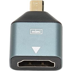 Micro HD Naar HD Converter, Stabiele HD Naar Micro HD Adapter Ondersteuning 4K voor Ethernet