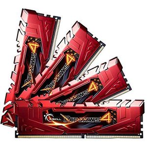 G.Skill Ripjaws 32GB DDR4-2133Mhz, 32 GB, 4 x 8 GB, DDR4, 2133 MHz, 288-pin DIMM, rood)