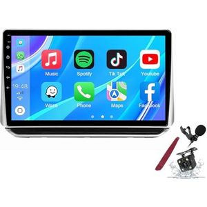 Android 14 Autoradio Sat Navi voor N-issan Altima (2018-2020) 9 Inch Touchscreen Multimedia Speler met Draadloze Carplay GPS Navigatie FM RDS Bluetooth 5G-WiFi SWC DSP,M120s