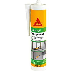 Sika - Sikacryl transparante, transparante acrylkit, 300 ml, transparant