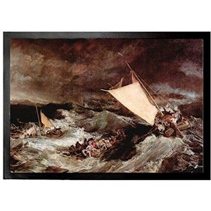 1art1 Joseph William Turner Shipwreck, 1805 Deurmat 70x50 cm