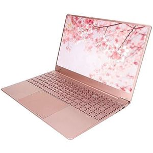 Gaminglaptop, Draagbare Laptop Roze 100‑240V IPS-Scherm met 2K-Resolutie voor Bedrijven (12+512G EU-stekker)