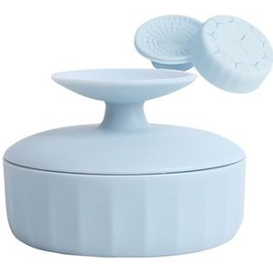 Cosmetische borstel reinigingskom, nat en droog gebruik wasmat voor cosmetische borstel | Draagbaar schoonmaakgereedschap, cosmetische borstelhouder voor vrouwen meisjes