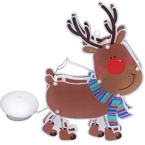 LED Christmas Cup Hanglamp, Elk Shape LED Christmas Window Hanglamp voor Bruiloft voor Winkel