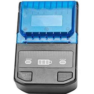 fotoprinter, 58mm Printer Label Bon Twee-in-één Mini Draagbare Bluetooth Papier Rekeningen Afdrukken(Blue Printer)