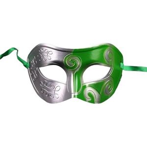Het masker van het bal Bovenste helft gezichtsmasker for vrouwen in meerdere kleuren(Green)