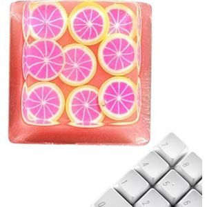 Yhsioaklo Fruit Keycaps, Leuke Toetsdoppen voor Mechanisch Toetsenbord, Leuke Candy Fruit Keycaps, Decoratieve Computer Accessoires, Fruit Keycaps