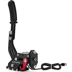 USB Handrem - Zwart - Voor SIM Lo Gitech G25 G27 G29 T500 T300 Thrust Master Fanatecosw Dirt Rally - 2 m Nylon Kabel