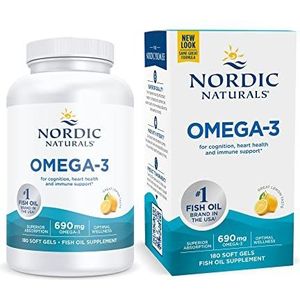 Nordic Naturals, Omega-3, herkenning, gezondheid van het hart, en ondersteuning van het immuunsysteem, 180 zachte gel