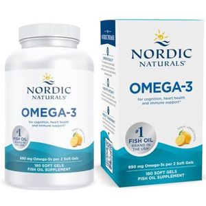 Nordic Naturals, Omega-3, herkenning, gezondheid van het hart, en ondersteuning van het immuunsysteem, 180 zachte gel