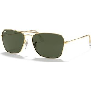 Ray-Ban Unisex's Rb 3136 Zonnebril, Goud, 55