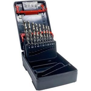Würth Zebra HSCO TYPE RN OXID 0626000019 Metaalboorset, 19-delig, 1 mm - 10 mm, gradatie 0626000019, voor staal, gietijzer, aluminium, koper, messing, brons, roestvrij staal, titanium, hittebestendig