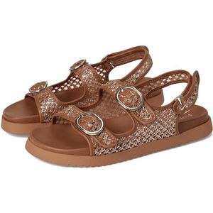 Steve Madden Meisjes Kit Platte Sandalen, Cognac Multi, Cognac Multi, 2 Little Kid