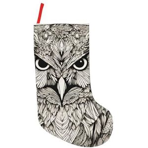 Uilen Vogels Print Kerst Kousen,Vakantie Party Decoraties