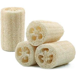 5 STKS/10 STKS Douche Spons Scrubber Natuurlijke Loofah Luffa Scrubber Keuken Schoon Schotel Rag (5 STKS)