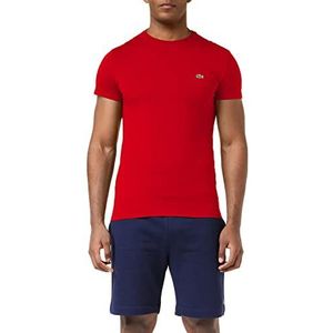 T-Shirt Lacoste Men TH6709 Crew Neck Rood