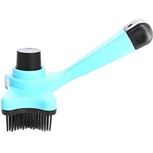 DieffematicSZ kam Beauty Knot Opening And Hair Removal Plastic Automatic Comb Hair Removal Brush (Color : Mavi)