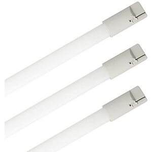 3 x TL-lamp, TL-buis T2, 8W/840, 450lm, W4,3x8,5d, neutraal wit, 4000K