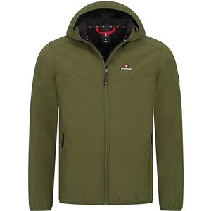 Höhenhorn Alpberg Lichte softshelljas voor heren, outdoor, vrijetijdsjas, overgangsjas, groen, S