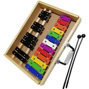 22 Tone kleur aluminium plaat klokkenspel speler xylofoon percussie-instrument Klokkenspel Percussie-instrumenten