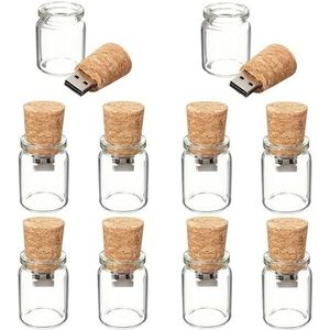 10 stuks 8 GB schattige drift fles USB Flash Drive Memory Stick Opslag Disk Kerstcadeau groen 8 GB