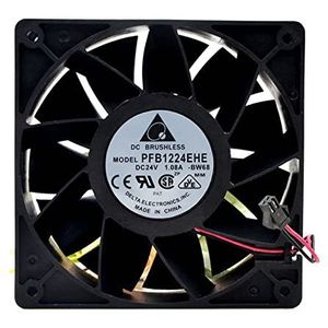 Original PFB1224EHE Sever Cooling Fan,120X120X38mm 12cm 12V 1.08A Dual Ball Cooler fan