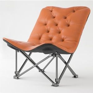 Recliner, home folding chair butterfly chair, lazy sofa, nap chair(Orange)