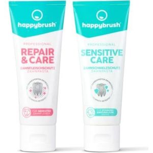 Happybrush Tandpasta Professional Repair & Care Sensitive Care (2-pack, Professional Duo Kruidensmaak)