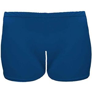 janisramone Meisjes Kids Nieuwe Plain Microfiber Hot Pants Stretchy School Gymnastiek Dans Gym Shorts 3-13 Jaar, marineblauw, 5-6 jaar