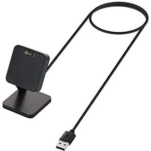kwmobile USB-oplaadstandaard compatibel met Oppo Watch Free - Oplader voor smartwatch - In zwart