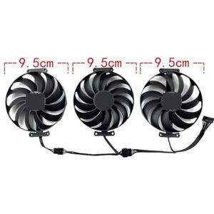 Vervangende ventilator voor ASUS TUF RX6700XT 6800 6800XT 6900XT 6950XT OC grafische kaart(Right fan)