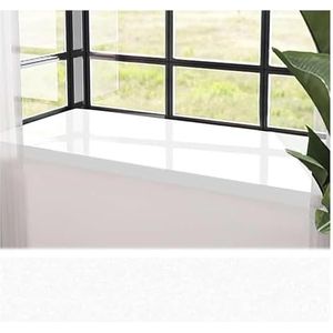 Behang, Lengte Marmer Contactpapier Schil en plak Marmerbehang Granietpapier Zelfklevend Verwijderbaar(Wit,196.85x15.75IN)