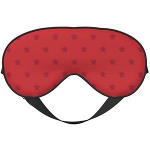 sttung Vlag van Marokko Print Travel - Friendly Sleep Soft Eye Mask: compacte, lichtgewicht, verstelbare riem