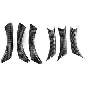 Voor 3 Serie Voor E90 Voor E91 Voor 318 Voor 320 Voor 325 LHD Auto Styling Deur Panel Handgreep Covers Armsteun Trim Handgrepen Van Binnendeuren(Carbon fiber)
