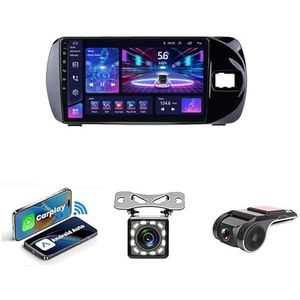 9-inch Touchscreen Autoradio Met Bluetooth Autoradio Voor Toyota Vitz 3 III XP130 2014-2019 Plug en Play Android 14 2 Din Autoradio Radio Android Automatische Bluetooth USB RVC SWC(NF-2 WIFI 2G+32G)