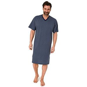 Normann Herennachthemd met korte mouwen, elegante look, ook in grote maten, groen, 48/50