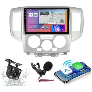 Android 14 Autoradio Navi voor N-issan NV200 (2011-2018) 9 ""Schermradio met draadloze carplay Android Auto GPS Navigatieondersteuning Bluetooth 5.0 HIFI FM 5G-WiFi SWC MIC,M100s