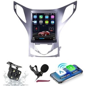 Android 14 Autoradio Navi voor F-ord Edge (2015-2019) 13.6 ""Screen Car Multimedia Player met Carplay GPS Navigatie 2Din Radio Bluetooth 5.0 HIFI FM 5G-WiFi SWC DSP MIC Camera,8g+256g