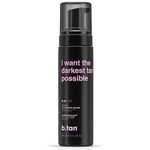 B.Tan i want the darkest tan possible... self tan mousse